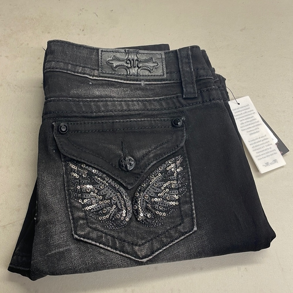 Miss me jeans black new with tags Hailey style skinny
